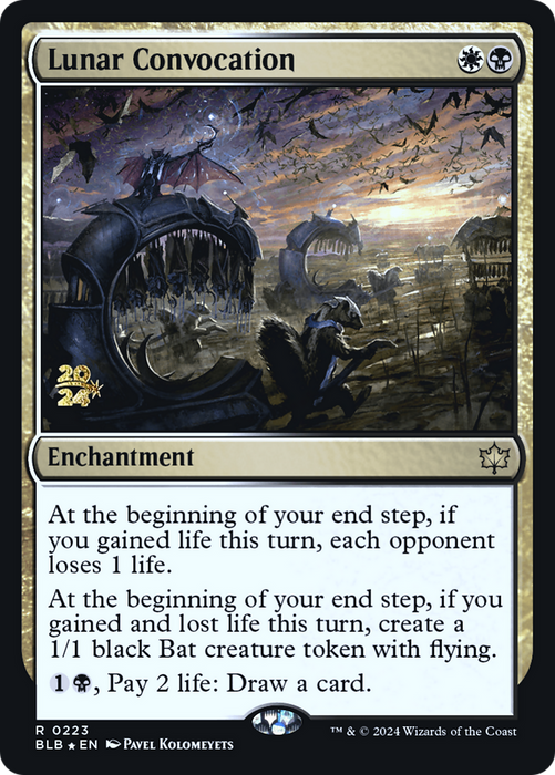 Lunar Convocation (PRE-223S) - rare - Foil