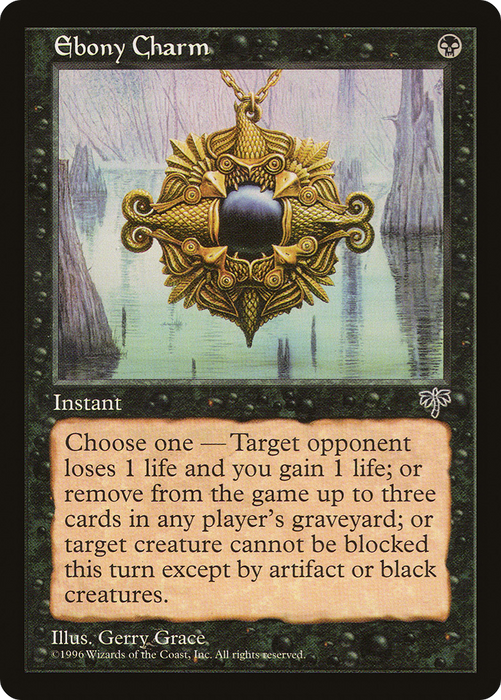 Ebony Charm (MIR-120) - common