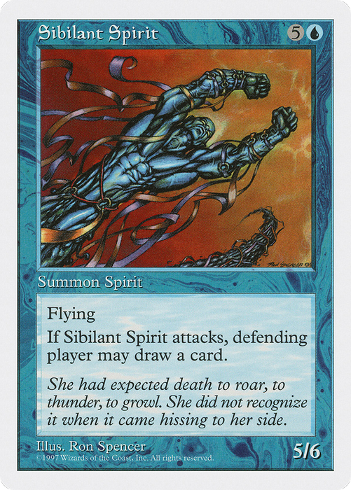 Sibilant Spirit (5ED-123) - rare