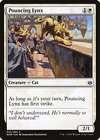 Pouncing Lynx (WAR-025) - common