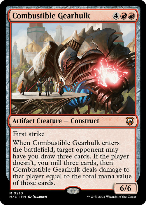 Combustible Gearhulk (M3C-210) - mythic - Foil