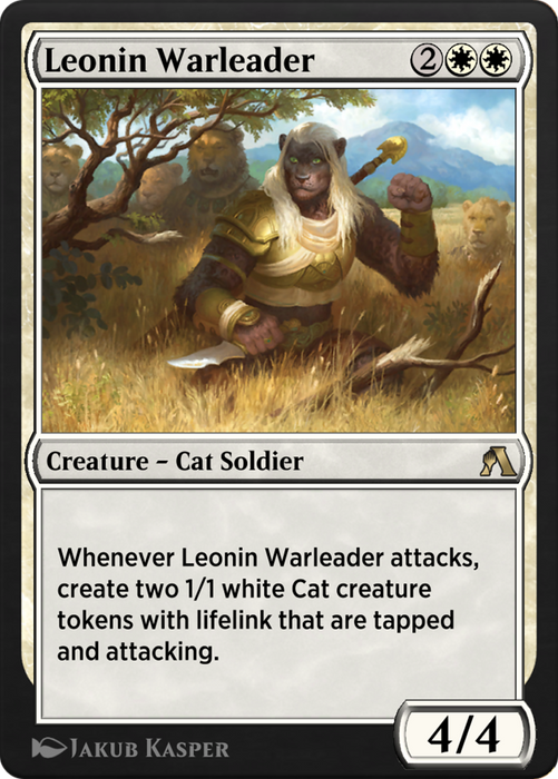 Leonin Warleader (ANB-013) - rare