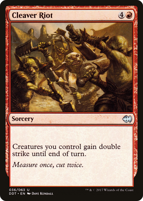 Cleaver Riot (DDT-036) - uncommon