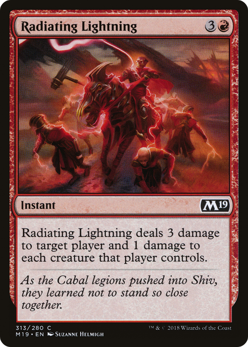 Radiating Lightning (M19-313) - common