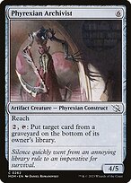 Phyrexian Archivist (MOM-262) - common - Foil