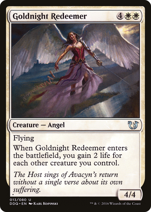 Goldnight Redeemer (DDQ-013) - uncommon