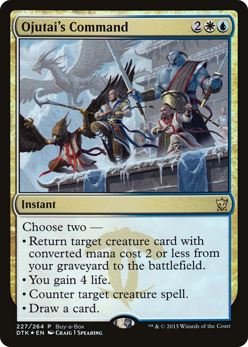 Ojutai's Command (BABP-227) - rare - Foil
