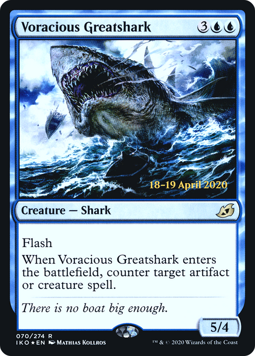 Voracious Greatshark (PRE-70S) - rare - Foil