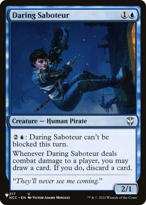 Daring Saboteur (LIST-NCC-217) - uncommon