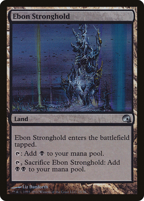 Ebon Stronghold (GRV-025) - uncommon - Foil