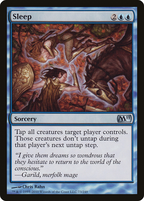 Sleep (M11-073) - uncommon - Foil