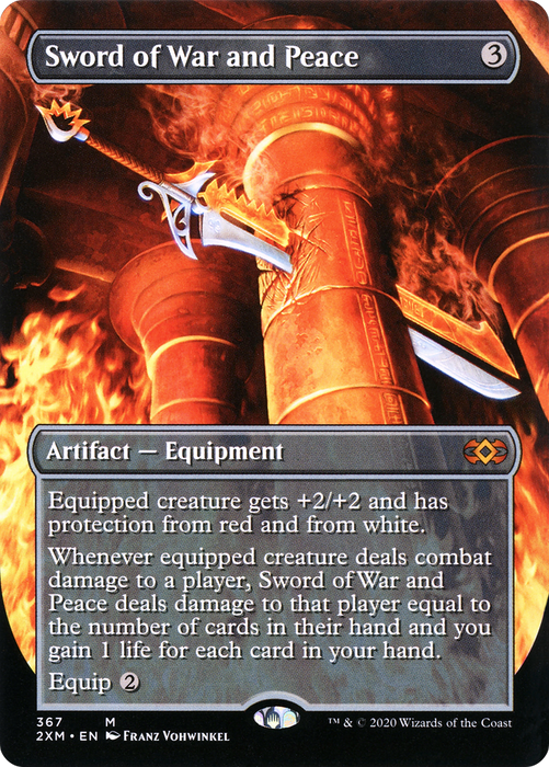 Sword of War and Peace (2XM-367) - mythic (Borderless) - Foil
