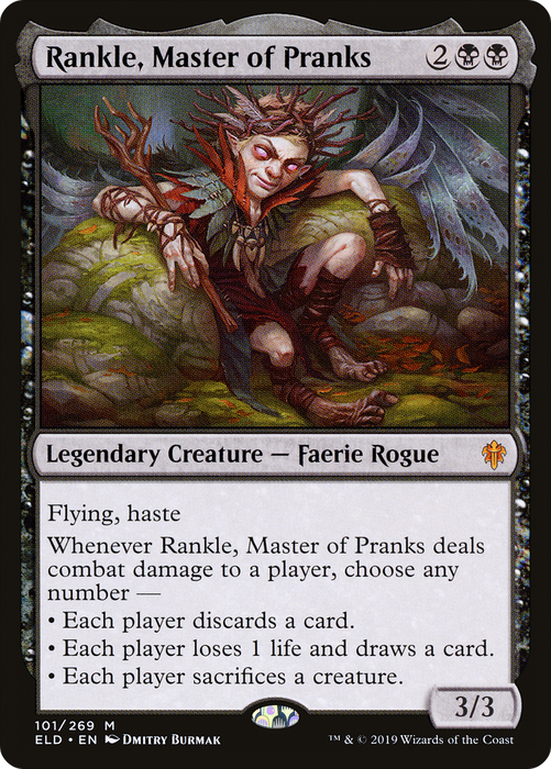 Rankle, Master of Pranks (ELD-101) - mythic - Foil