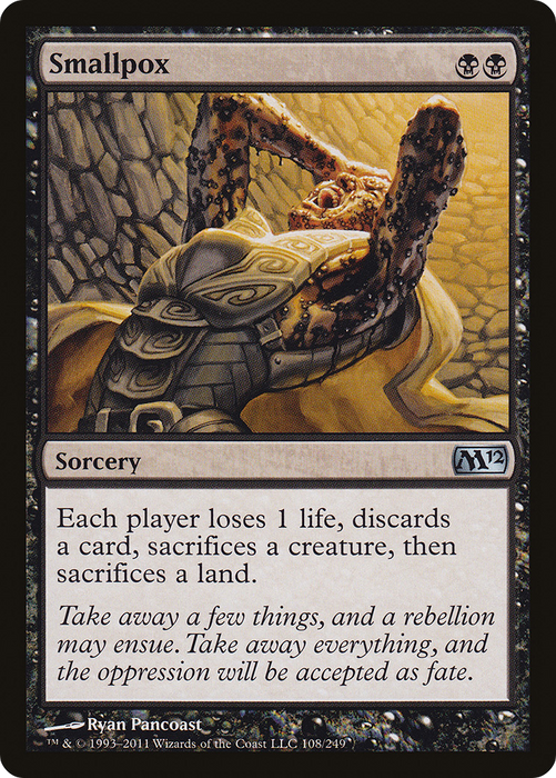 Smallpox (M12-108) - uncommon - Foil