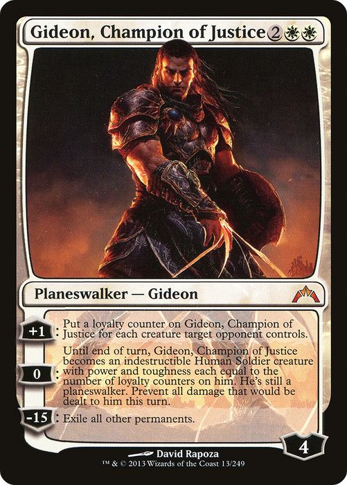 Gideon, Champion of Justice (GTC-013) - mythic - Foil