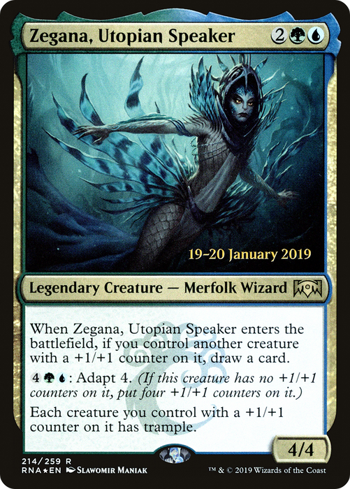Zegana, Utopian Speaker (PRE-214S) - rare - Foil