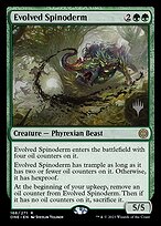 Evolved Spinoderm (PPONE-166P) - rare - Foil