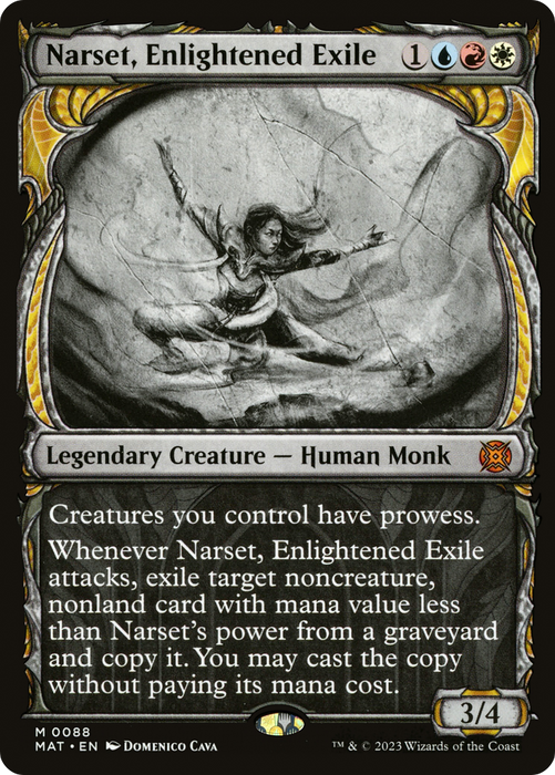 Narset, Enlightened Exile (MAT-088) - mythic: (Showcase) - Foil