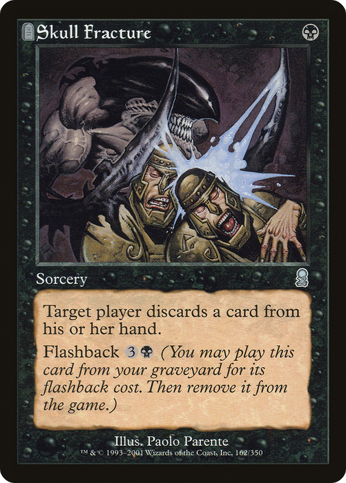 Skull Fracture (ODY-162) - uncommon: (tombstone) - Foil