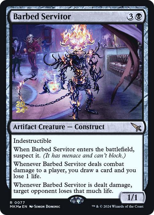 Barbed Servitor (PRE-77S) - rare - Foil