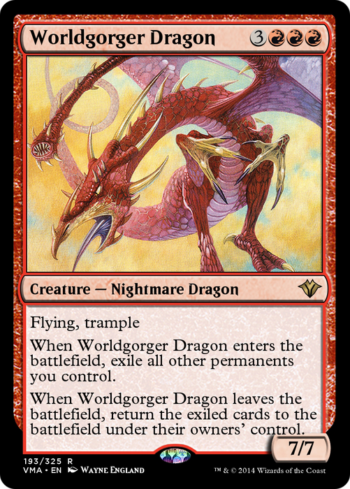 Worldgorger Dragon (VMA-193) - rare - Foil