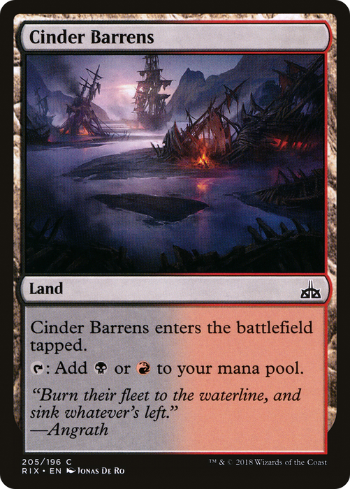 Cinder Barrens (RIX-205) - common