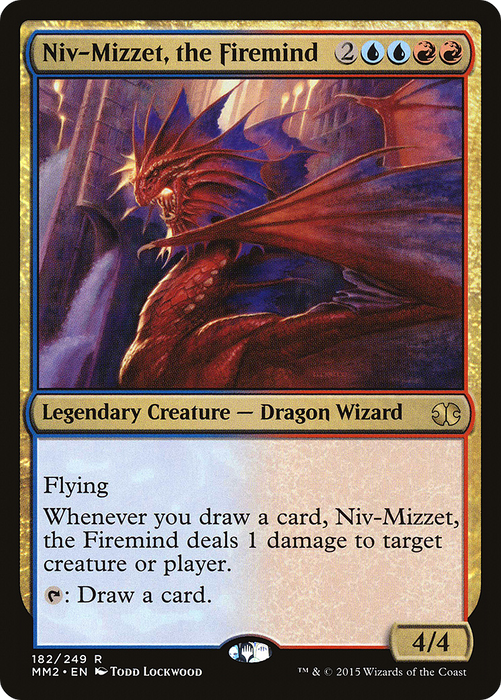 Niv-Mizzet, the Firemind (MM2-182) - rare - Foil