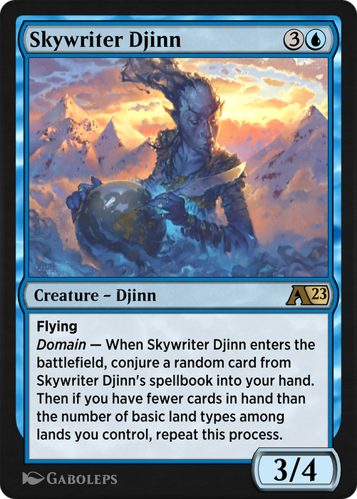 Skywriter Djinn (YDMU-005) - rare