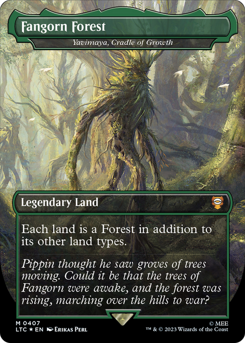 Yavimaya, Cradle of Growth (LTC-407) - mythic / Fangorn Forest (Borderless) - Foil