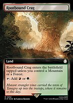 Rootbound Crag (PIP-1032) - rare: (Extended Art) - Foil