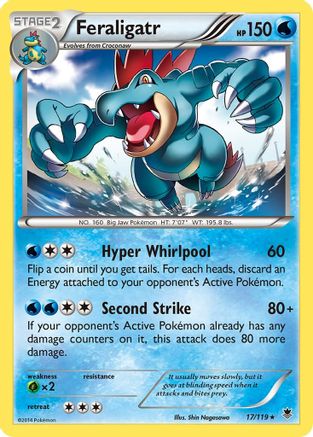 Feraligatr (017/119) - XPF  - Holo Rare - Holofoil
