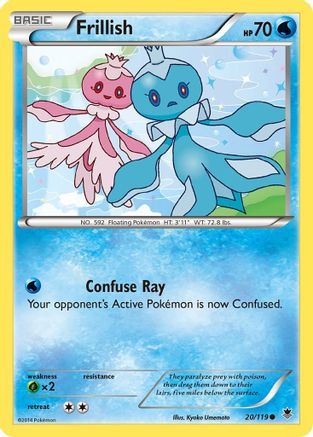 Frillish (020/119) - XPF  - Common - Reverse Holofoil