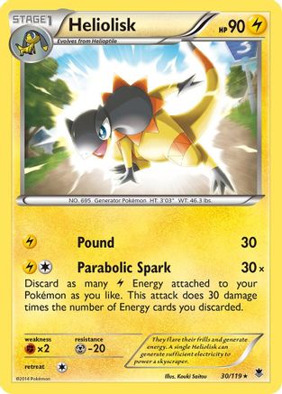 Heliolisk (030) - XPF  - Holo Rare - Holofoil