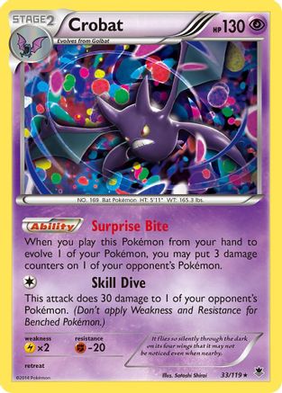 Crobat (033/119) - XPF  - Rare