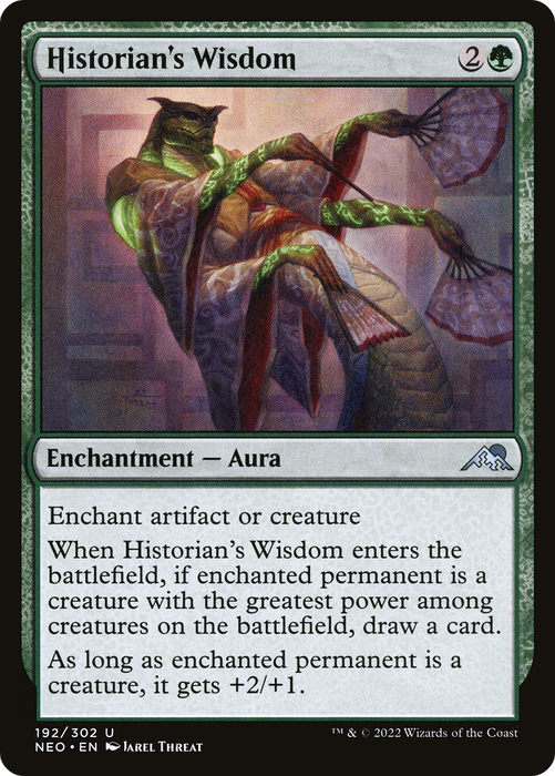 Historian's Wisdom (NEO-192) - uncommon