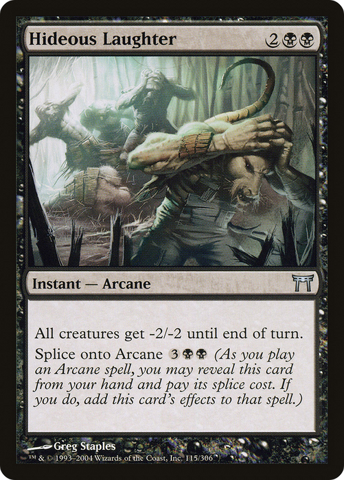 Hideous Laughter (CHK-115) - uncommon - Foil