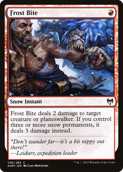 Frost Bite (KHM-138) - common: (snow) - Foil