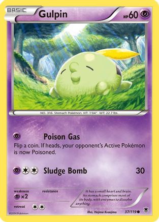 Gulpin (037) - XPF  - Common