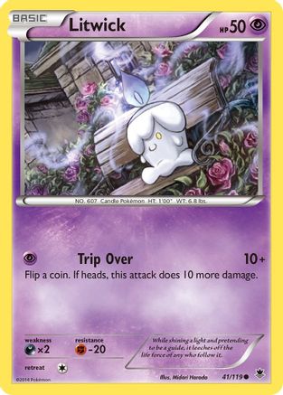 Litwick (041/119) - XPF  - Common - Reverse Holofoil