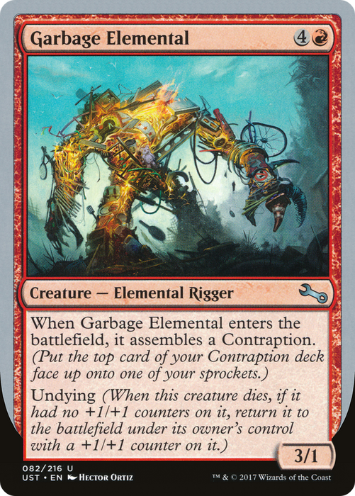 Garbage Elemental (UST-82B) - uncommon - Foil