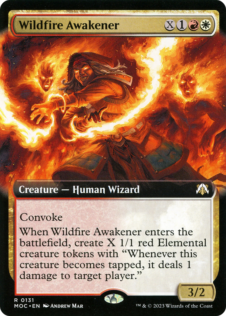 Wildfire Awakener (MOC-131) - rare: (Extended Art)