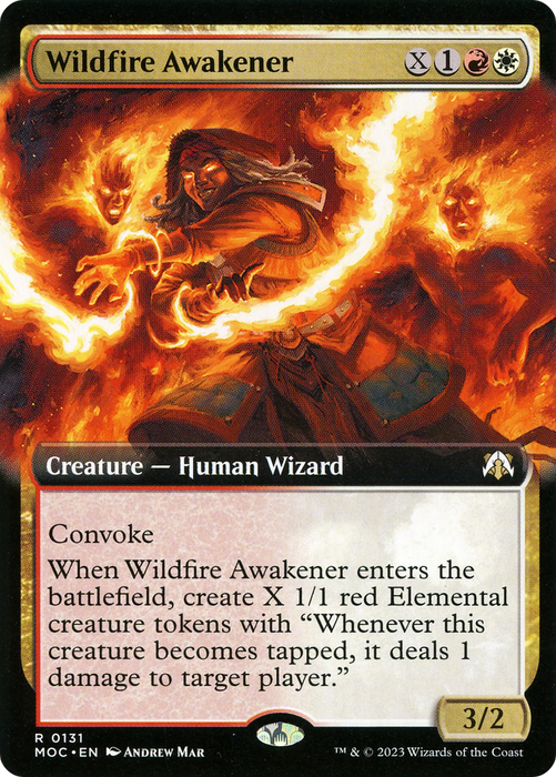 Wildfire Awakener (MOC-131) - rare: (Extended Art) - Foil