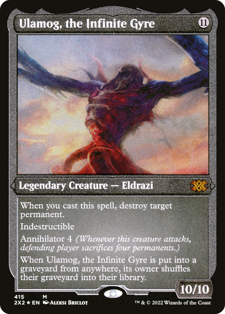Ulamog, the Infinite Gyre (2X2-415) - mythic - Etched Foil