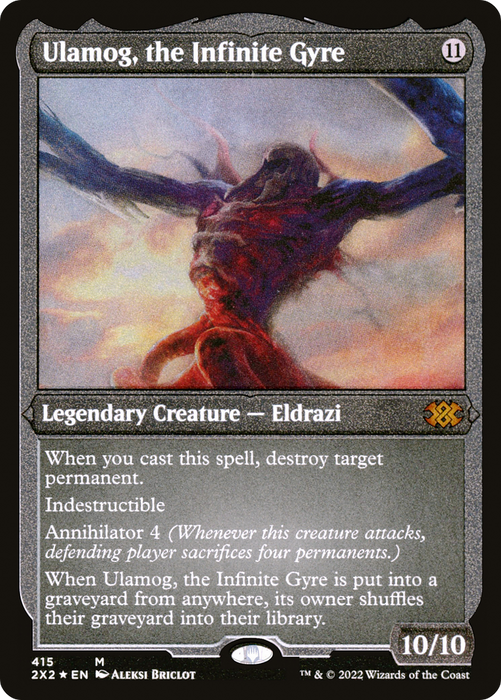 Ulamog, the Infinite Gyre (2X2-415) - mythic - Etched Foil