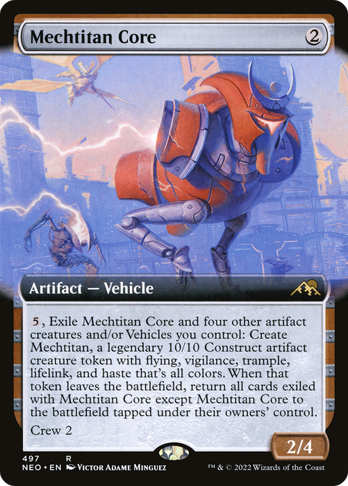 Mechtitan Core (NEO-497) - rare: (Extended Art) - Foil