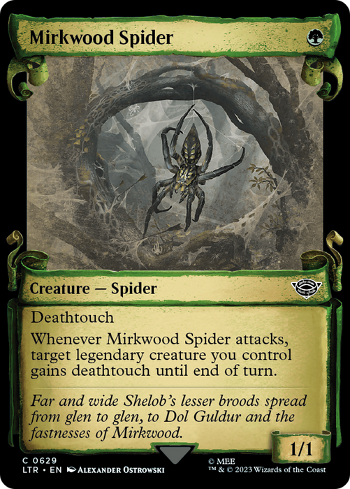 Mirkwood Spider (LTR-629) - common: (Showcase) - Foil