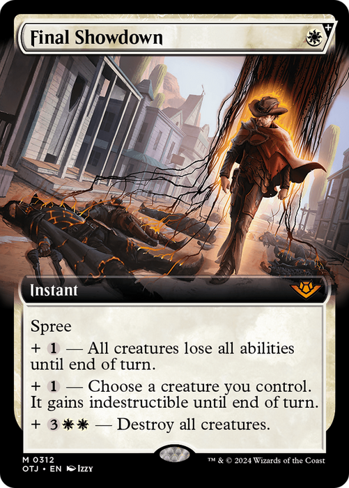 Final Showdown (OTJ-312) - mythic: (Extended Art, spree) - Foil