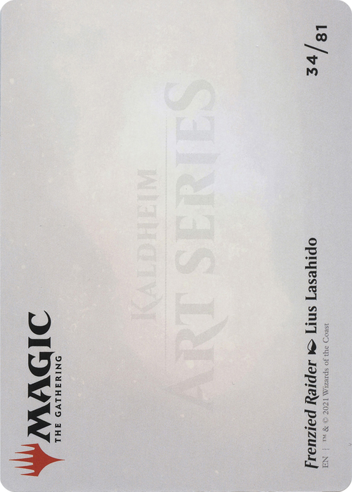 Frenzied Raider // Frenzied Raider (AKHM-034) - common (Borderless) - Foil