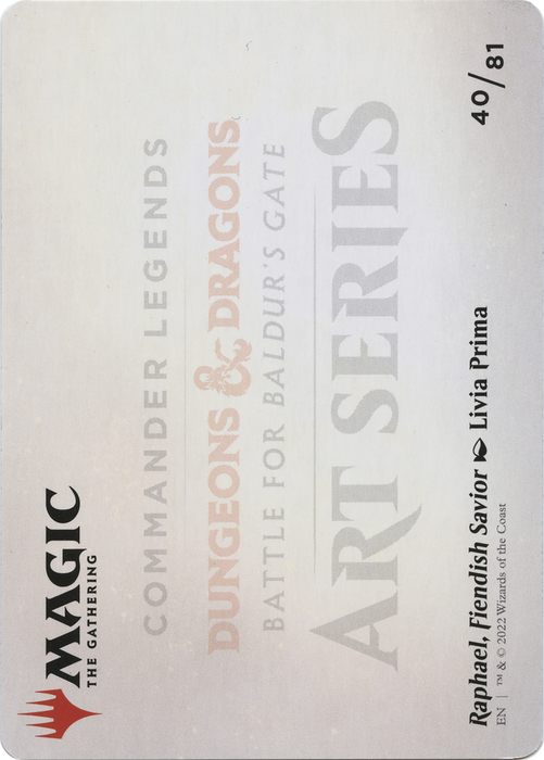 Raphael, Fiendish Savior // Raphael, Fiendish Savior (ACLB-040) - common (Borderless)