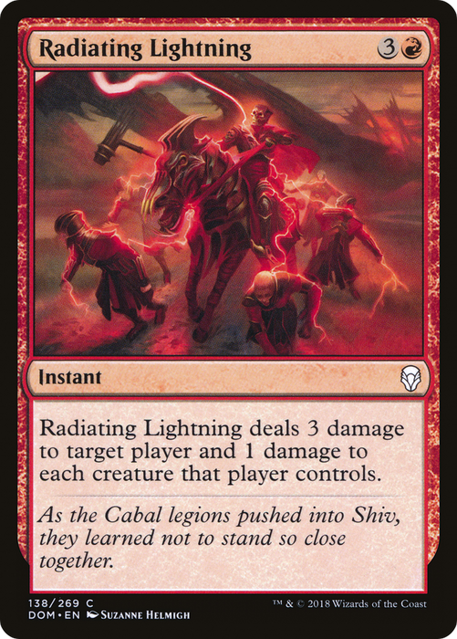 Radiating Lightning (DOM-138) - common - Foil
